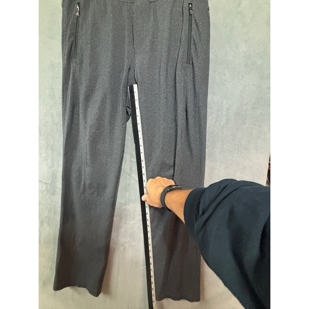 Lululemon Pants Mens Large Gray Track Joggers Zip Pockets Elastic Waist Stretch